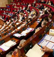 photo of French Citizens' Assembly in session